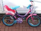 Sindy 16'' kid Bike Pink/purple with turquoise trim.....
