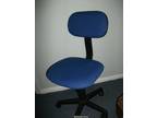 BLUE GAS lift office chair,  Blue gas lift office chair, ...